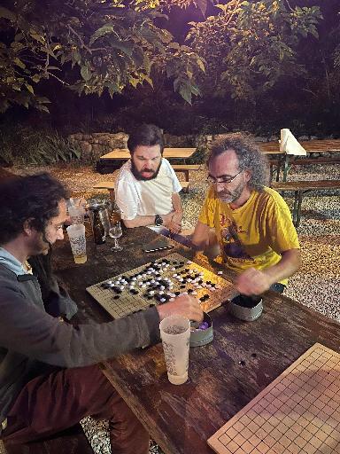 Nico donne des cours des Go